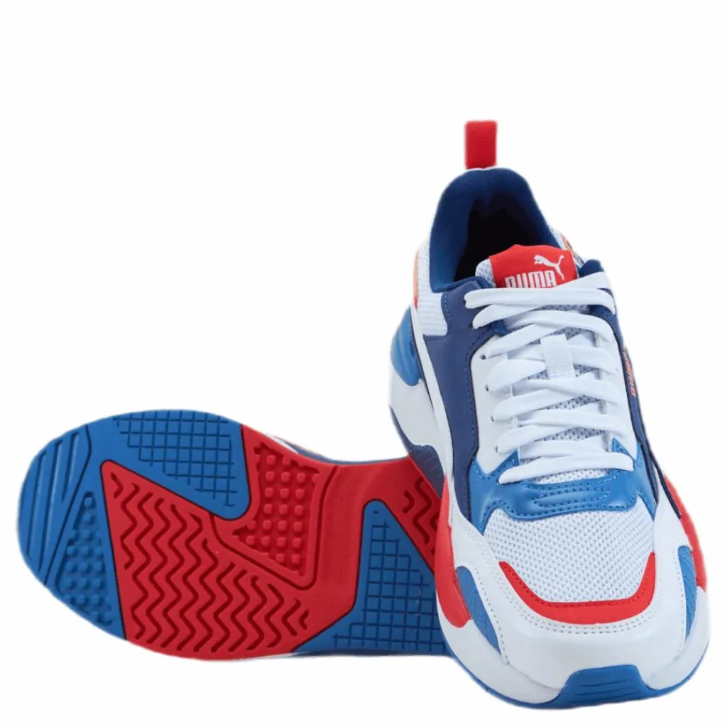 Puma X-Ray 2 Square Junior Blue/White/Red Flerfärgad Online
