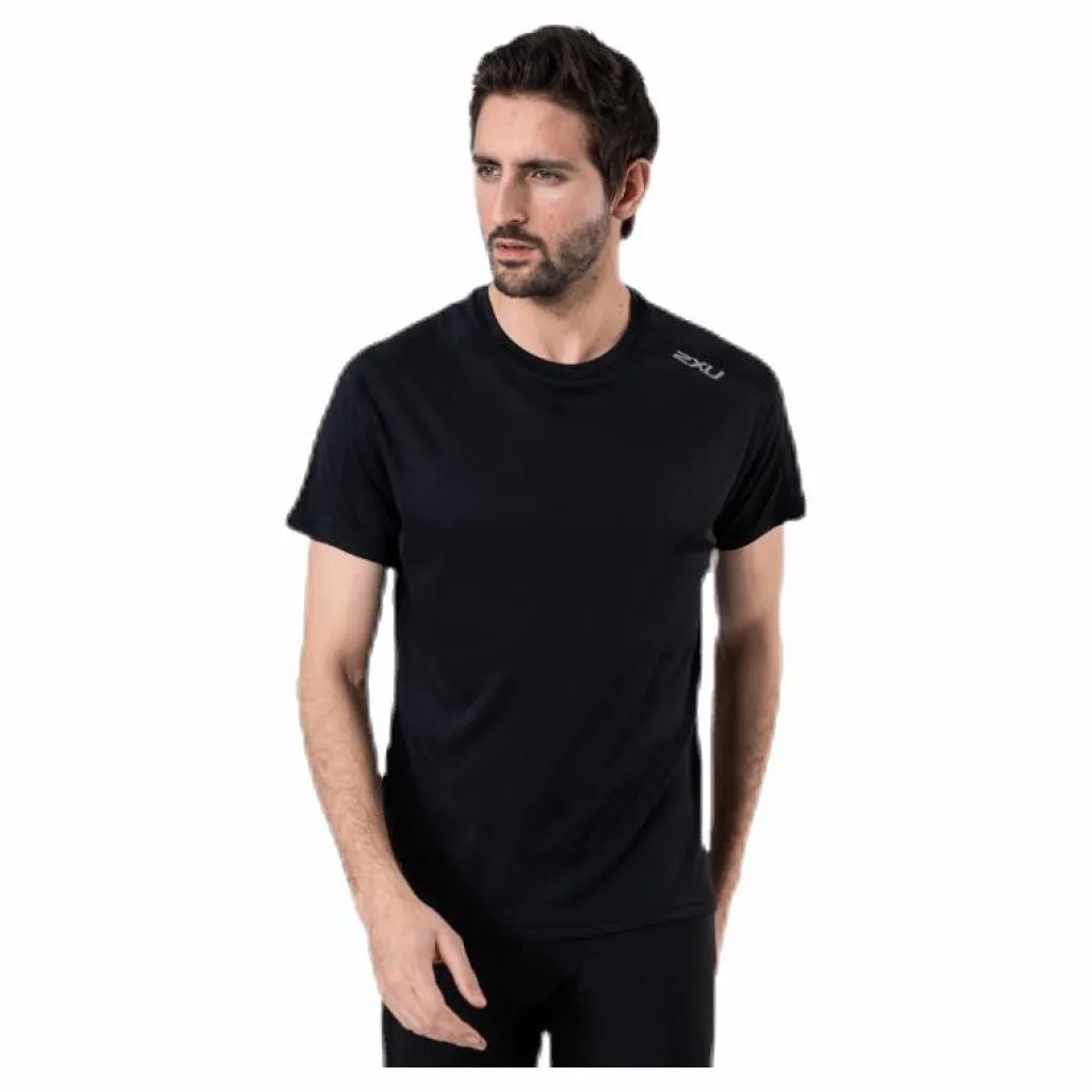 2XU XVENT G2 SS Tee Black/Silver Svart och Silver Discount