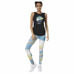 Reebok Y Lux Bold HighRise Tight Patterned Flerfärgad Discount