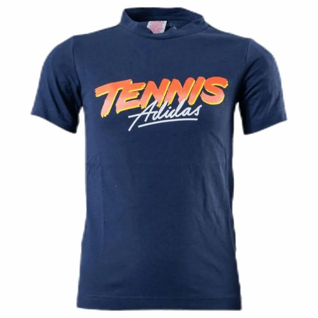 adidas Ya Graphic Tee Blue Blå Hot