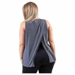 Nike Yoga Collection Tank GRX Plus White/Black Grå