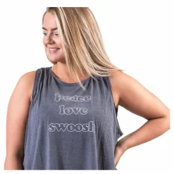 Nike Yoga Collection Tank GRX Plus White/Black Grå
