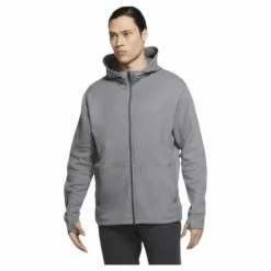 Nike Yoga Full-Zip Hoodie Black/Grey Grå Discount