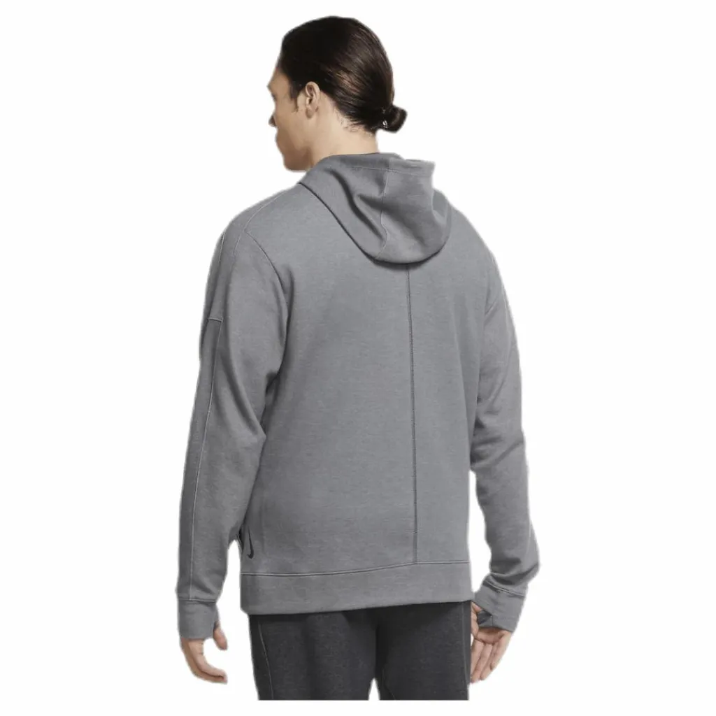 Nike Yoga Full-Zip Hoodie Black/Grey Grå Discount