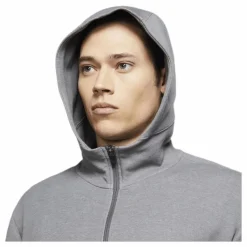 Nike Yoga Full-Zip Hoodie Black/Grey Grå Discount