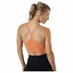 Nike Yoga Indy Eyelet Light Bra Orange Clearance