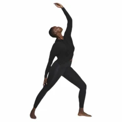 Nike Yoga Jersey Crop Hoodie Black Svart New