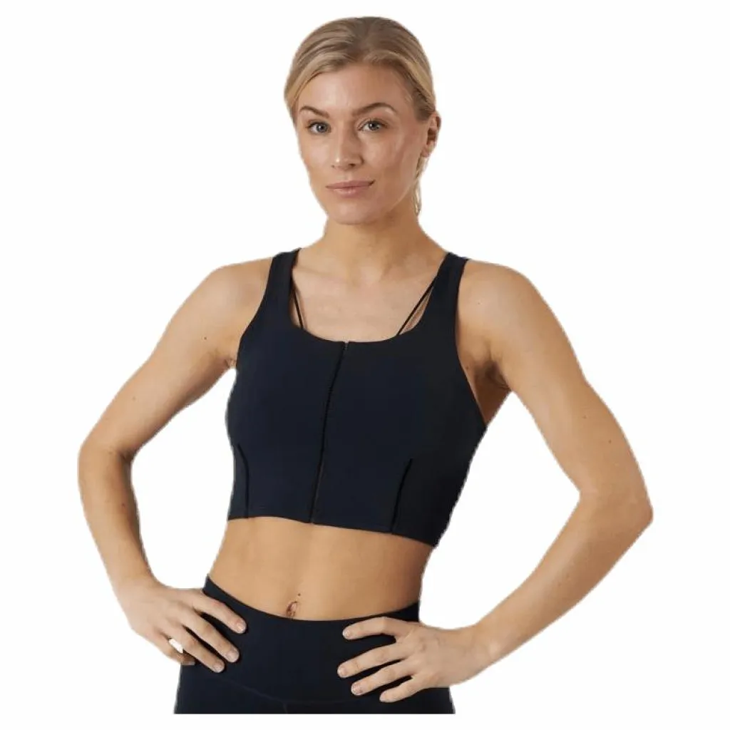 Nike Yoga Luxe Crop Tank Black Svart New
