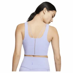Nike Yoga Luxe Crop Tank Purple Vit Discount