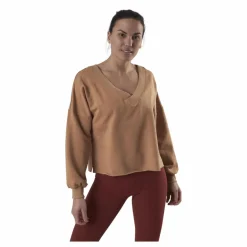 Yoga Off-Mat Fleece V-Neck Pink/White*Nike Hot