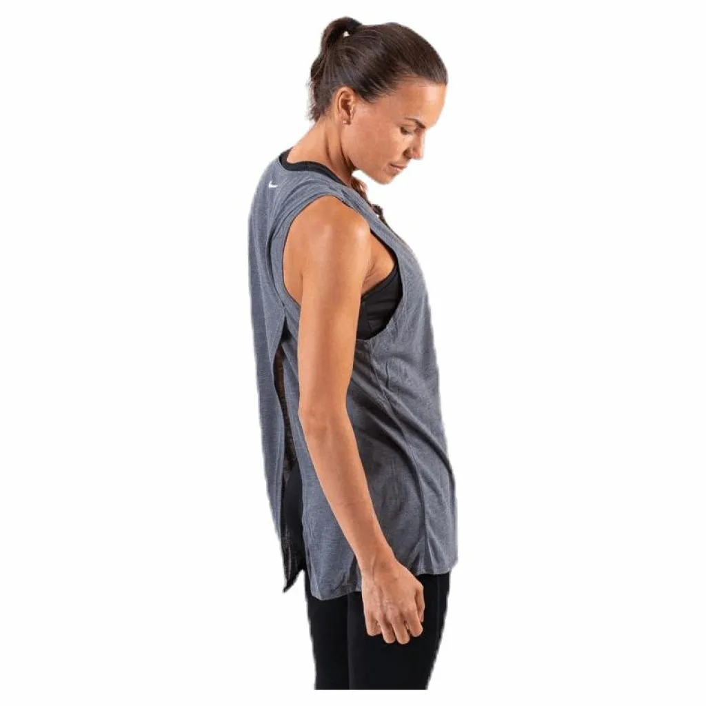Nike Yoga Tank GRX Grey Grå New