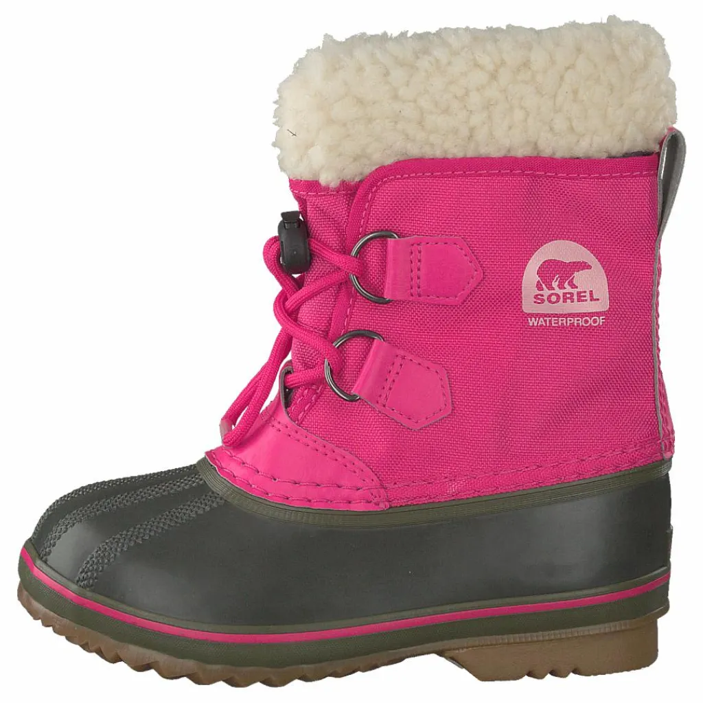 Sorel Yoot Pac Nylon 693, Ultra Pink, Alpine Tundra Grå och Rosa Discount