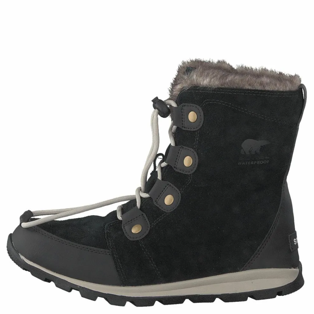 Youth Whitney Suede 010, Black, Dark Stone*Sorel Discount