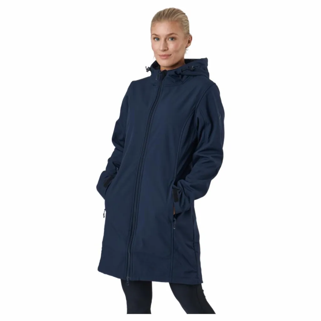 Zadie W Long Softshell Jacket Navy Blazer*Whistler Sale