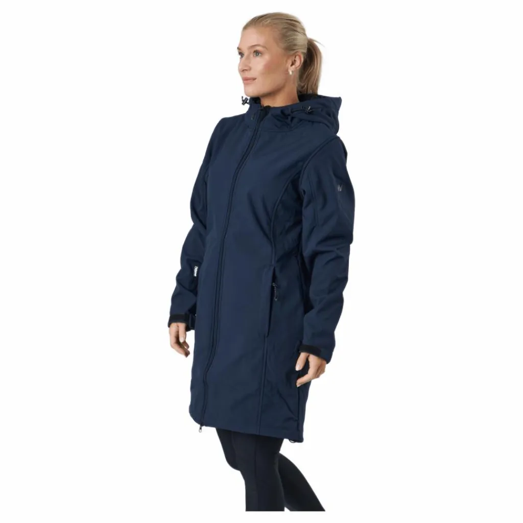 Zadie W Long Softshell Jacket Navy Blazer*Whistler Sale