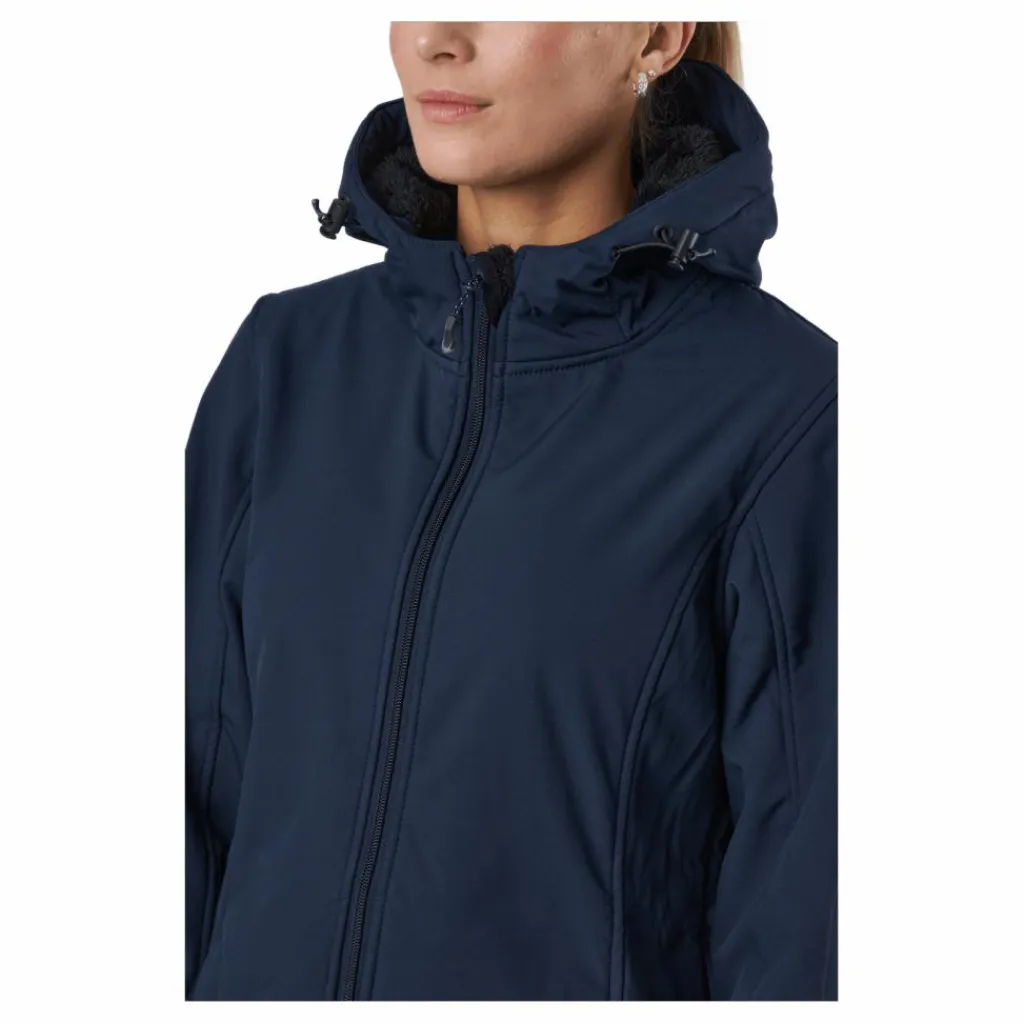 Zadie W Long Softshell Jacket Navy Blazer*Whistler Sale