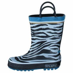 Vincent Zebra Gold Blue Blå Sale