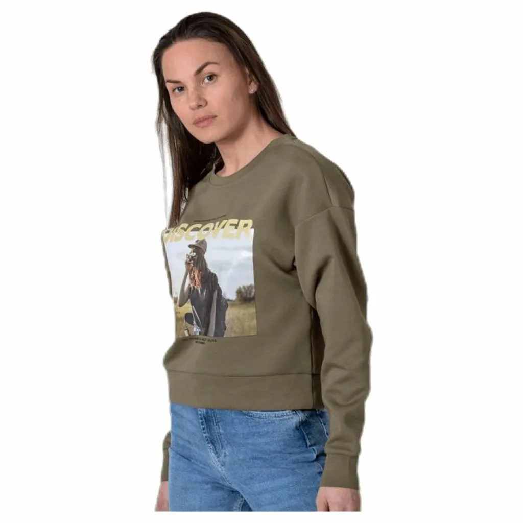 Ziggy L/S O-Neck Box Swt Green*Only Hot