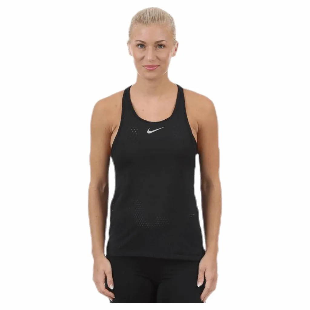 Nike Zonal Aeroswift Tank Black Svart New