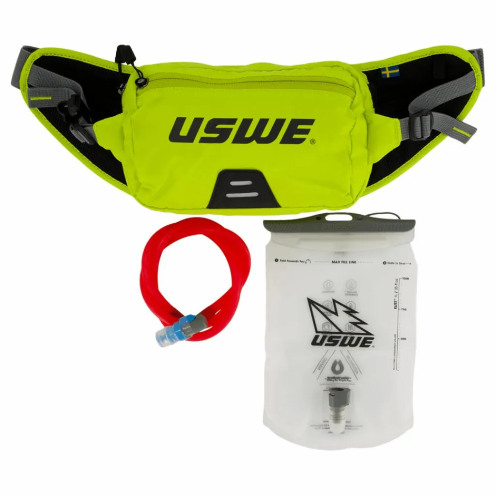 USWE Zulo 6l Waist Pack Carbon Black Svart