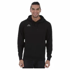 Kappa Zyllow Sweat Hood Black Svart Best